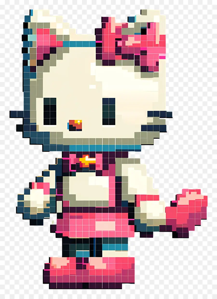 Hello Kitty Pixel，ฮัลโหลคิตตี้ PNG