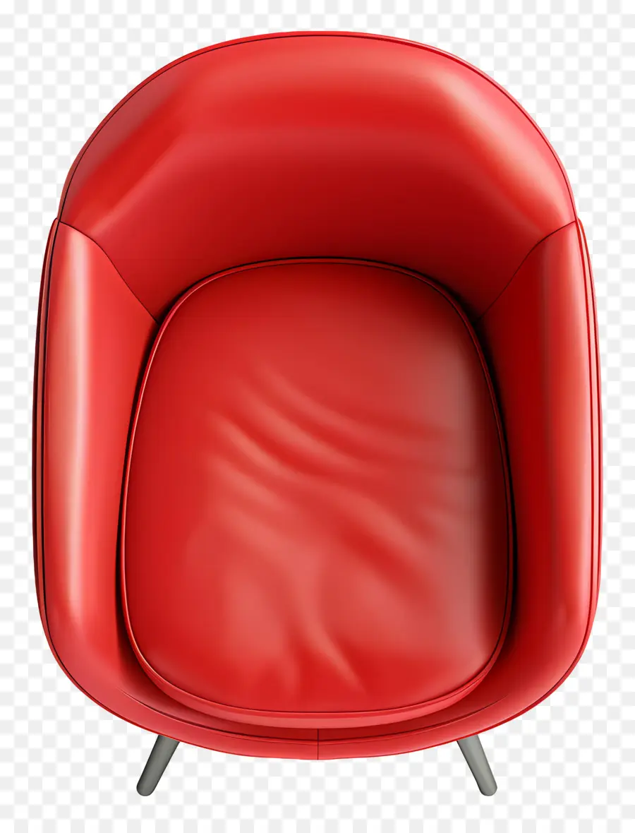เก้าอี้บนมุมมอง，เก้าอี้เท้าแขนหนังสีแดง PNG