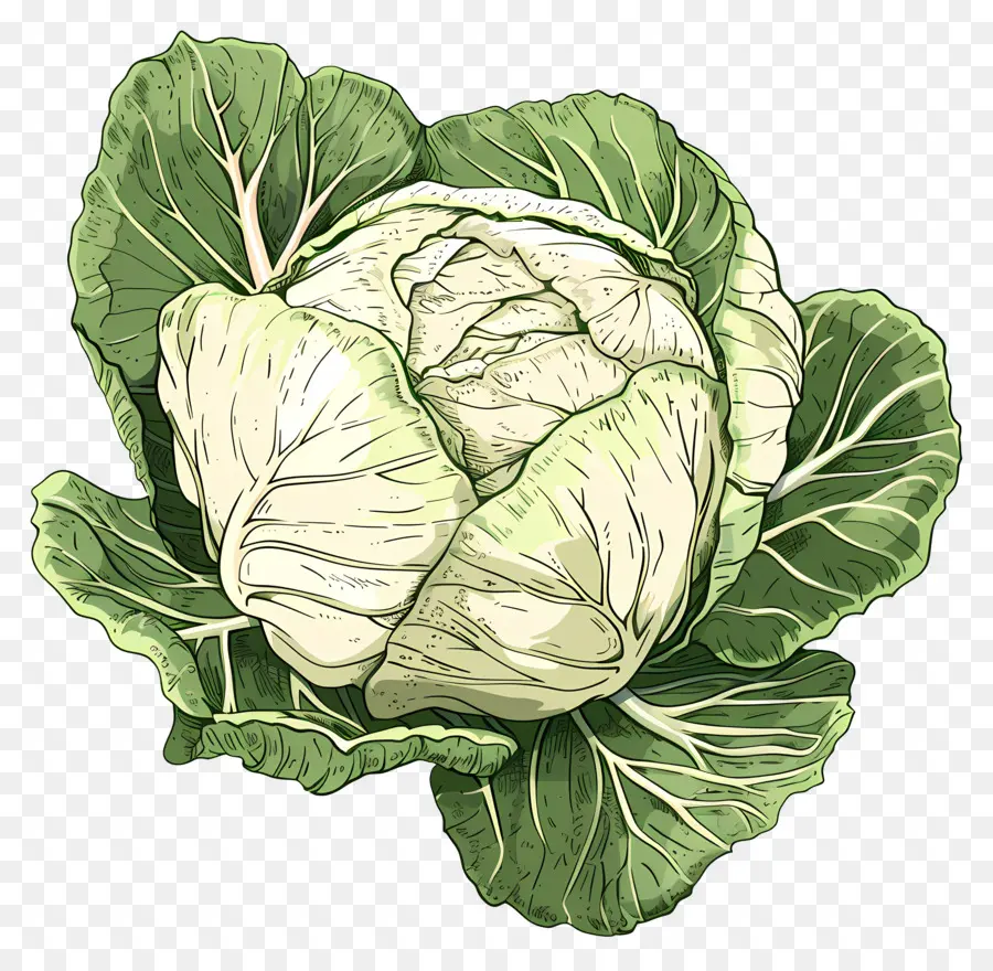 สีขาว Cabbage，ผักกาดหอม PNG
