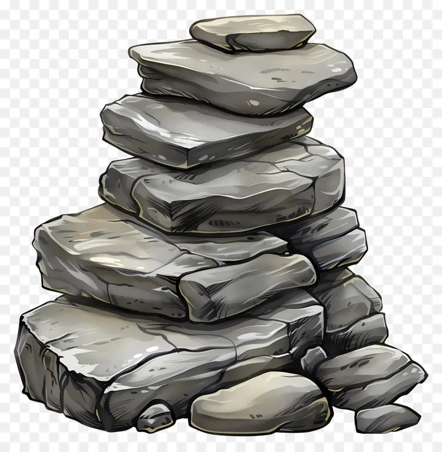 ก้อนหิน，ตั้ง PNG