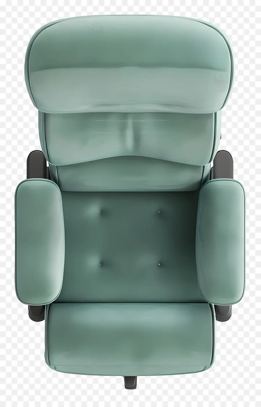 เก้าอี้บนมุมมอง，เก้าอี้เอนกายสีเขียว PNG