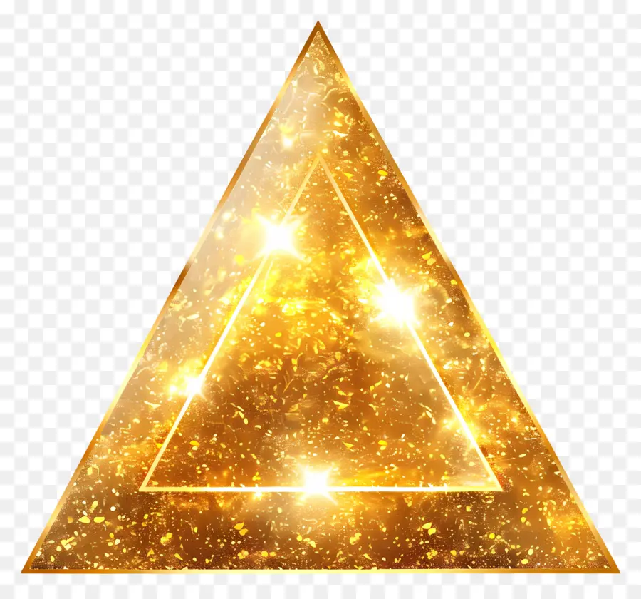 สามเหลี่ยมทอง，ทองกากเพชร PNG