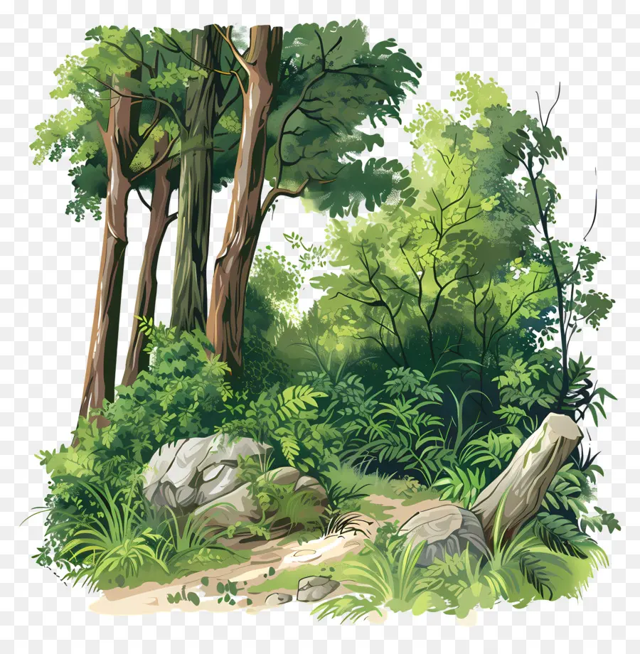 พืชพรรณไม้，ป่า PNG