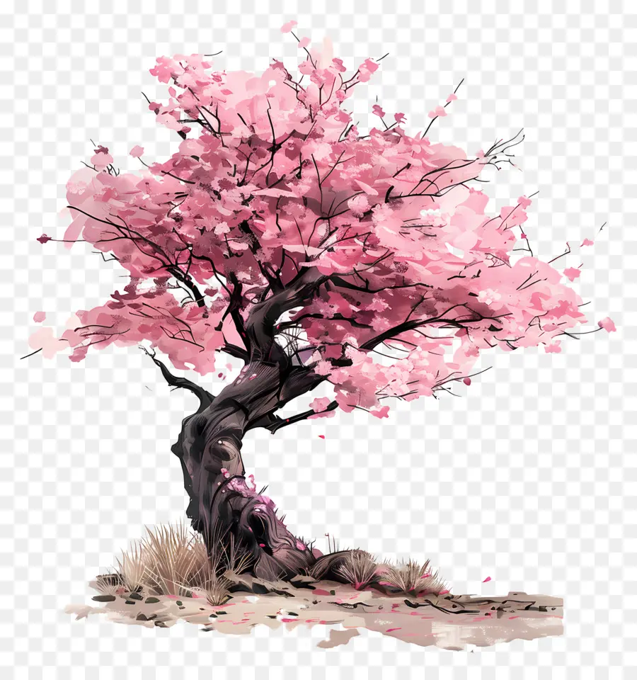 ซากุระอะไรสักต้นไม้，ต้นไม้สีชมพู PNG