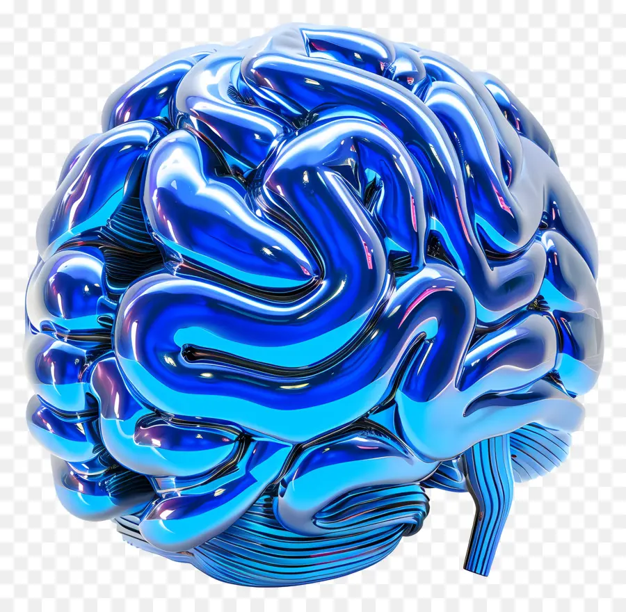 สีฟ้าสมอง，คอมพิวเตอร์สร้างสมอง PNG
