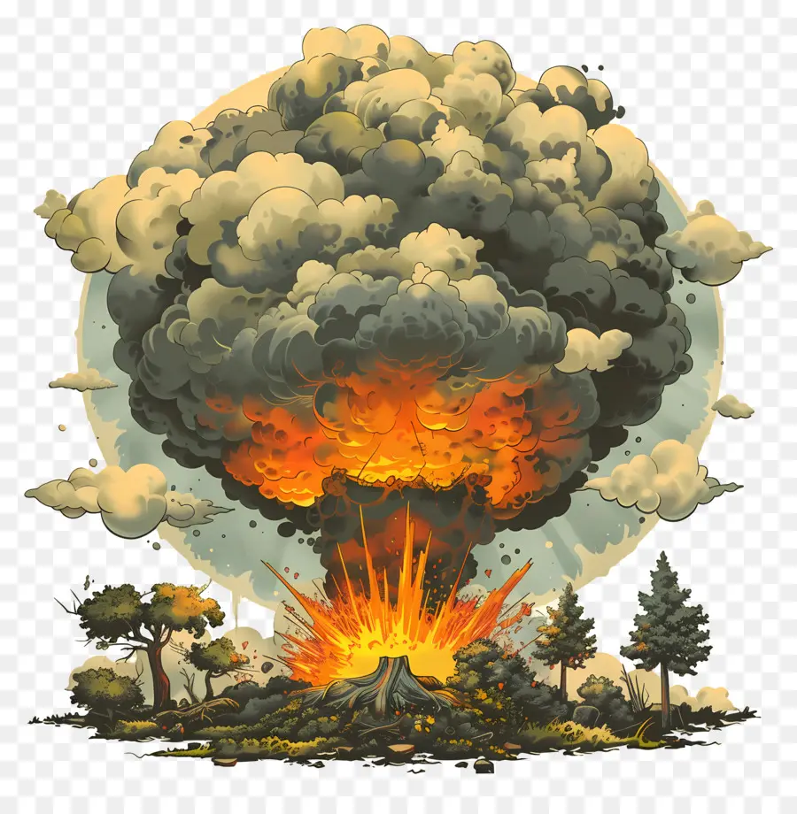 การระเบิดนิวเคลียร์，มีการระเบิดที่รุนแรง PNG