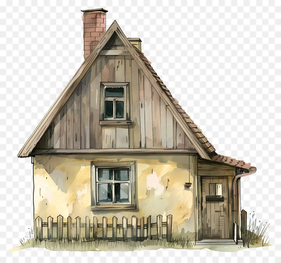 หมู่บ้านบ้าน，สี Illustration PNG
