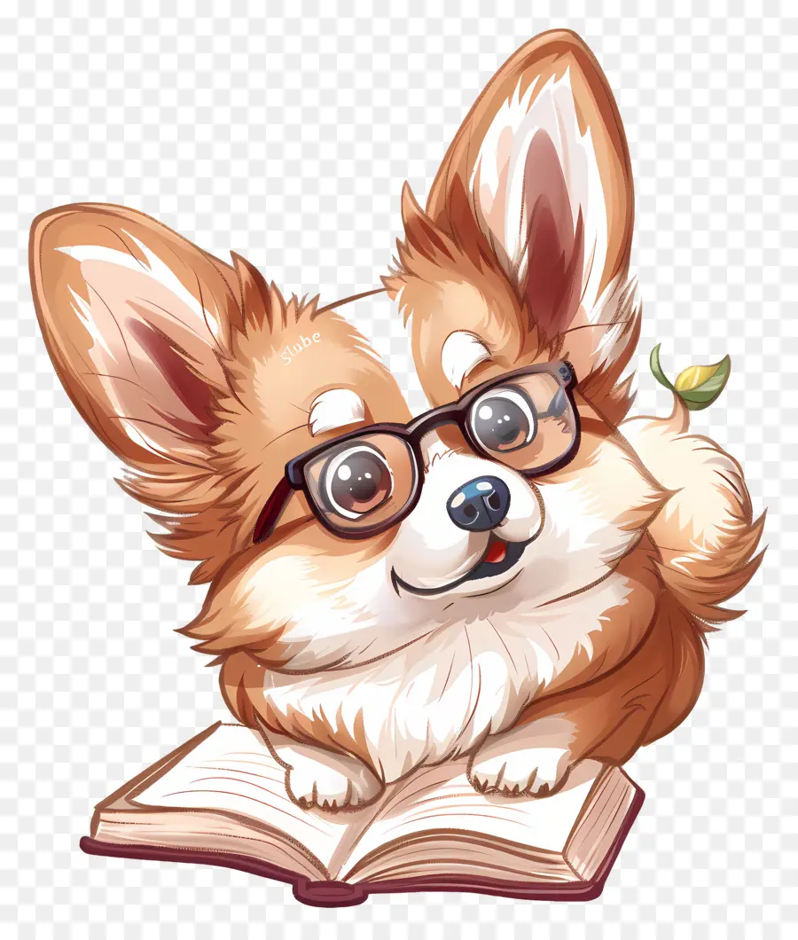น่ารักสุนัข，แว่นตาอ่าน PNG