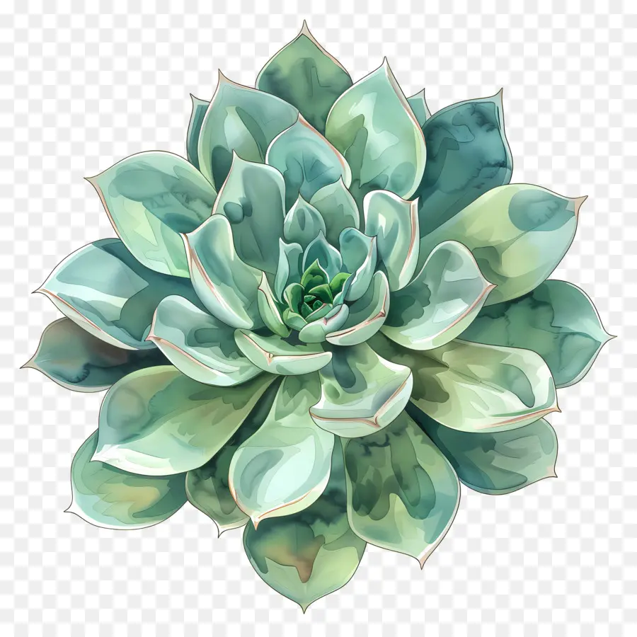 Succulent ต้นไม้，สี Illustration PNG