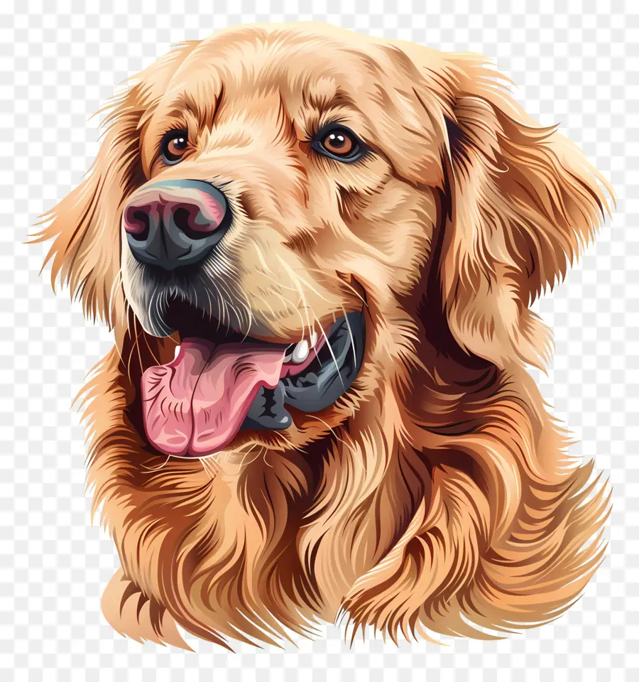 สุนัข Golden Retriever，โกลเด้นรีทรีฟเวอร์ PNG