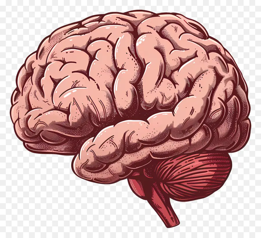 การเคลื่อนไหวของสมอง，สมองของมนุษย์ PNG