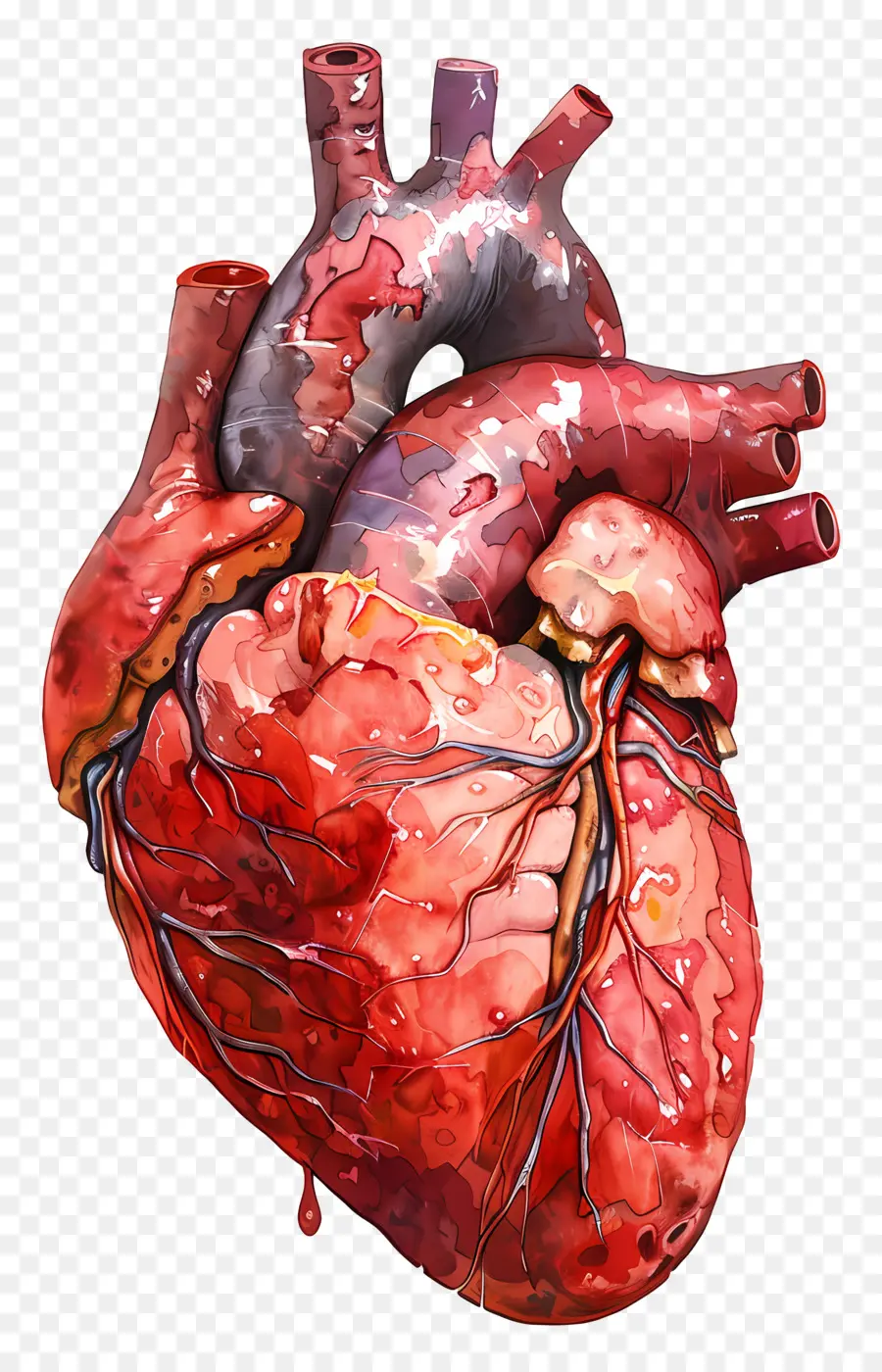 หัวใจของมนุษย์，สีวาดรูป PNG