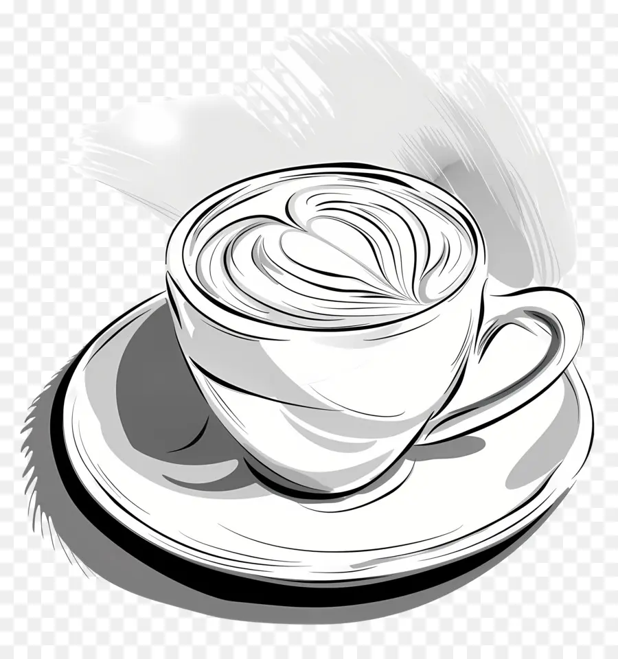กาแฟถ้วยเส้น，ถ้วยกาแฟ PNG