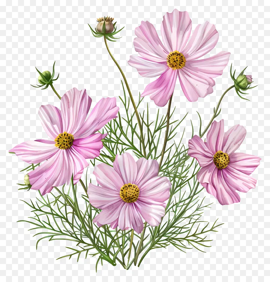 จักรวาลดอกไม้，ดอกไม้สีชมพู PNG