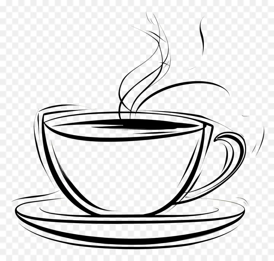 กาแฟถ้วยเส้น，กาแฟ PNG