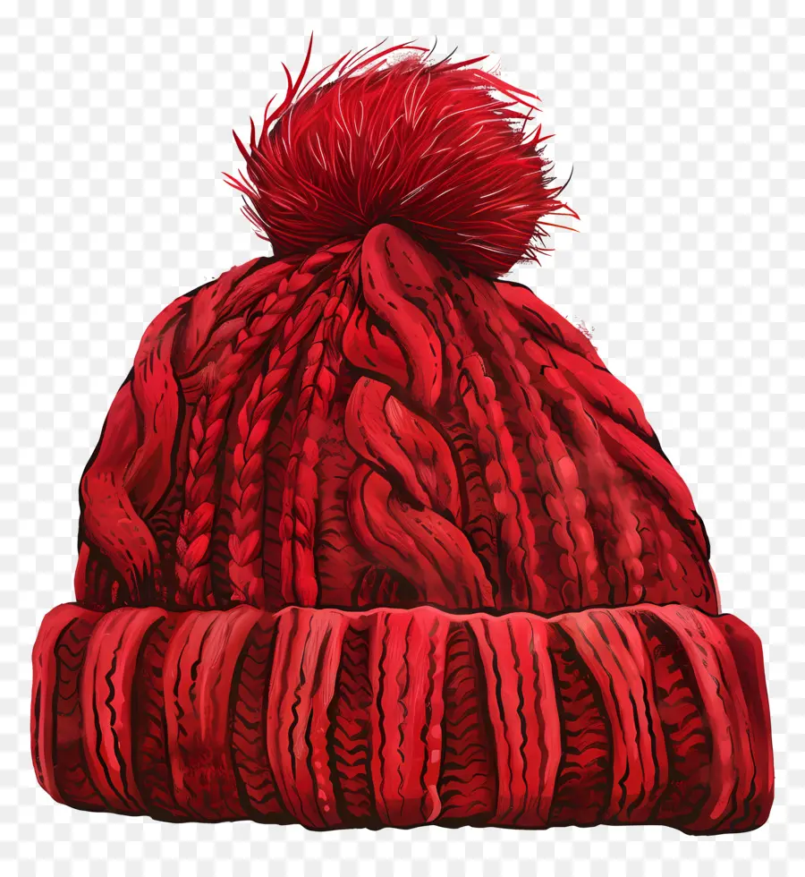 หมวกแดง，Knit หมวก PNG
