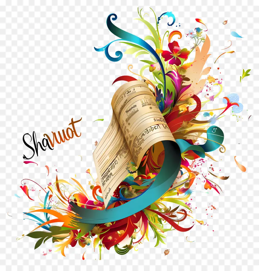 ชวูท，Shavuot Scroll PNG