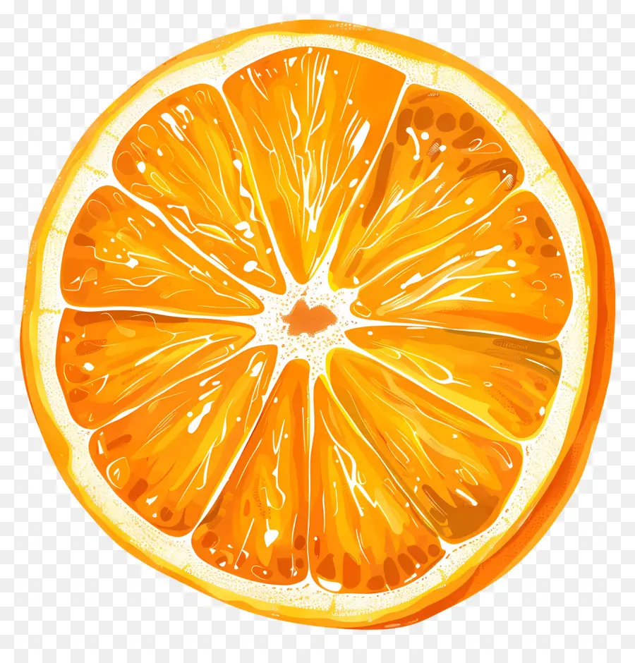 หั่นผลไม้สีส้ม，สีส้ม PNG