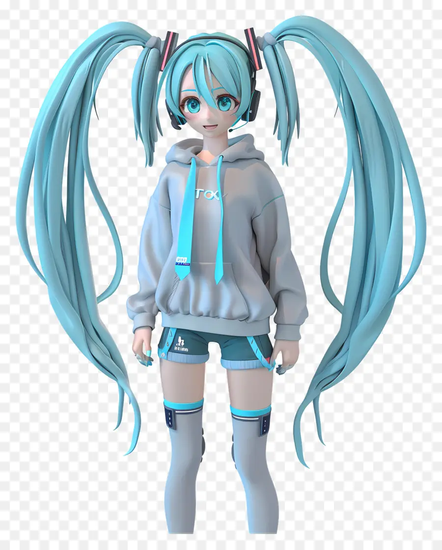 ราคาแรก Miku，สาวอนิเมะ PNG