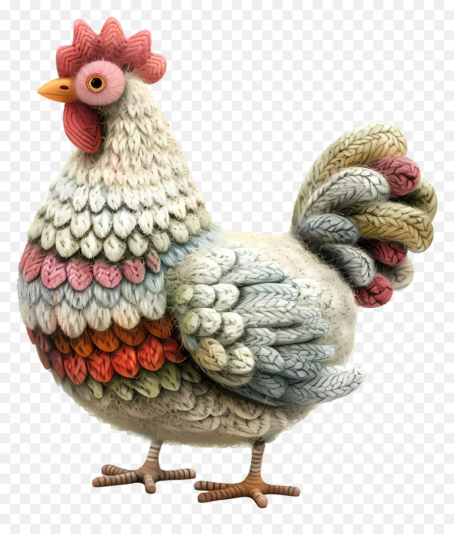 ไก่，รูปปั้นลวดไก่ PNG