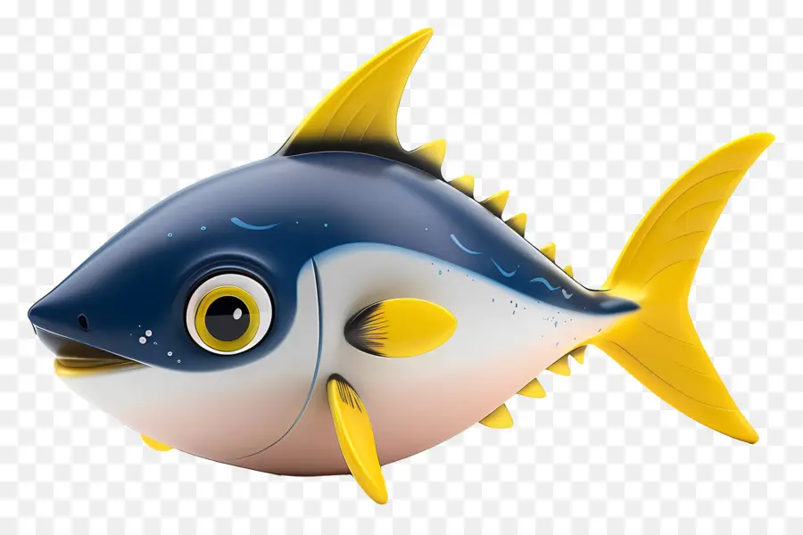 สัตว์ทะเล，ปลาทูน่าการ์ตูน PNG