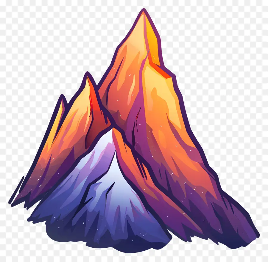 ภูเขาเจ๋ง，ภูเขาเป็นแนวนอน PNG