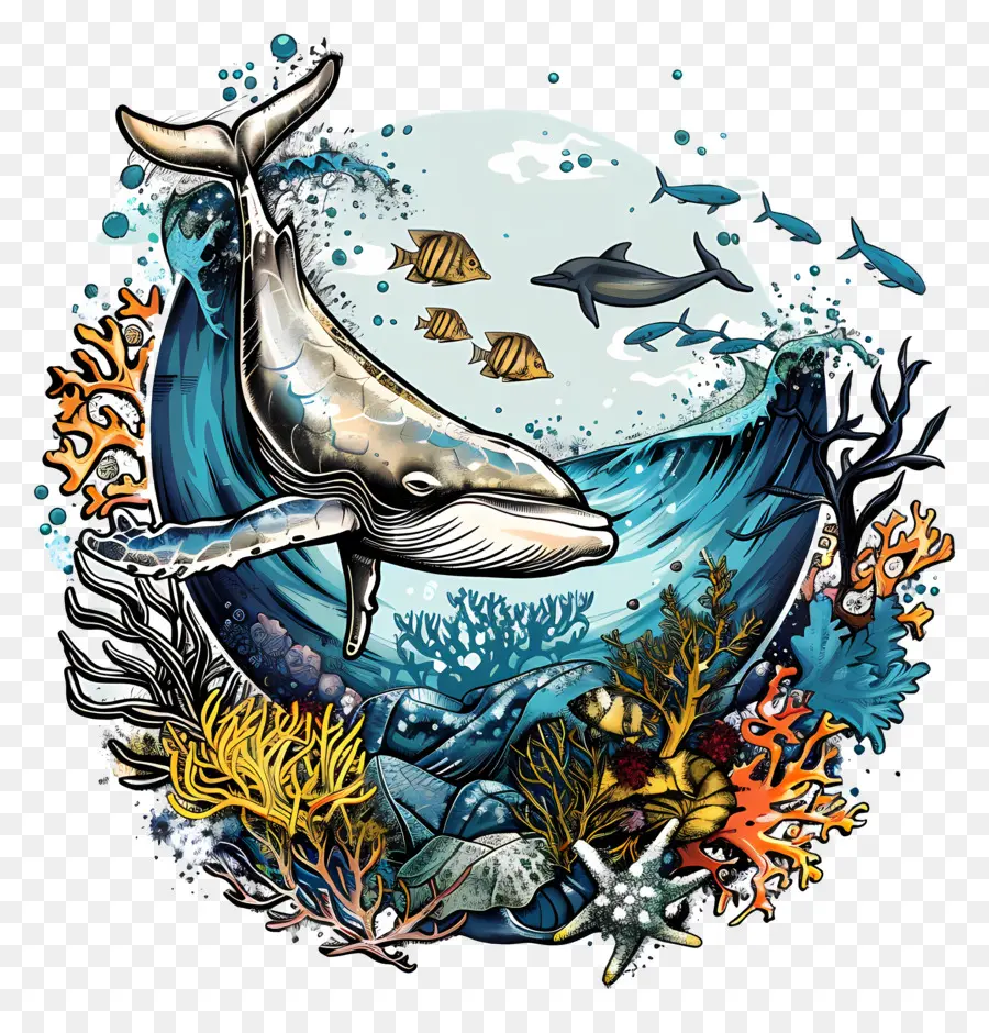 โลกมผ่านมหาสมุทรงวัน，วาฬ PNG