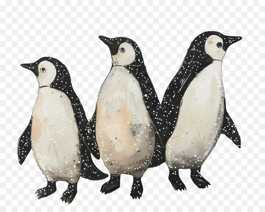 Name=เพนกวิน Name，สีดำและสีขาว PNG