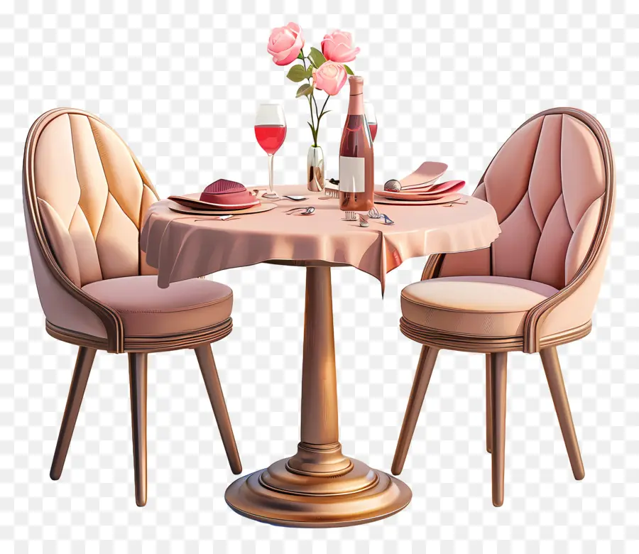 โต๊ะอาหารเย็นโรแมนติก，โต๊ะอาหาร PNG