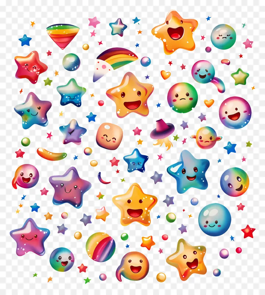 Emoji，ตูดวงดาว PNG