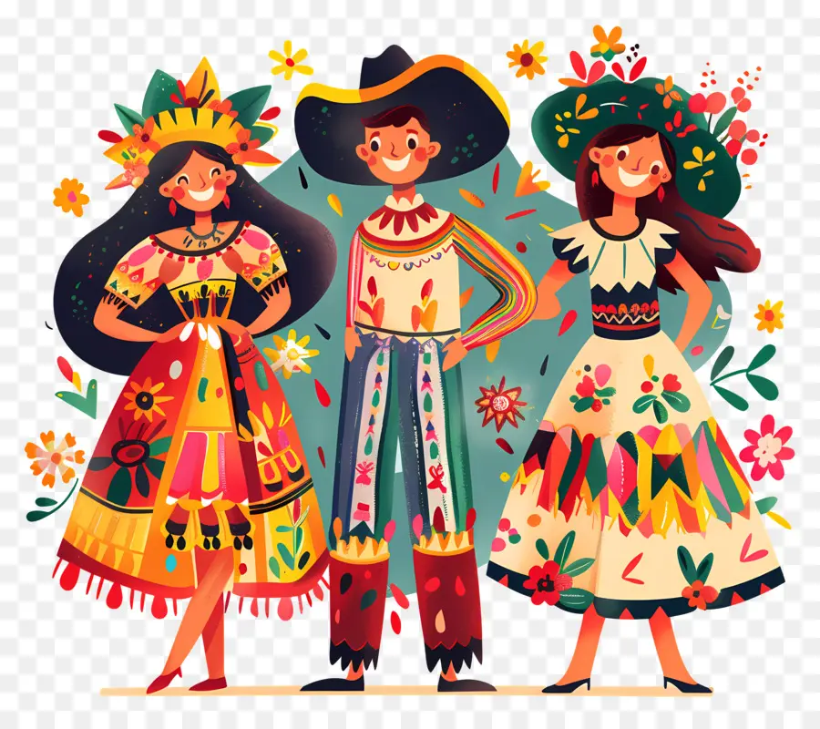 Festa Junina，เสื้อผ้าเม็กซิกัน PNG