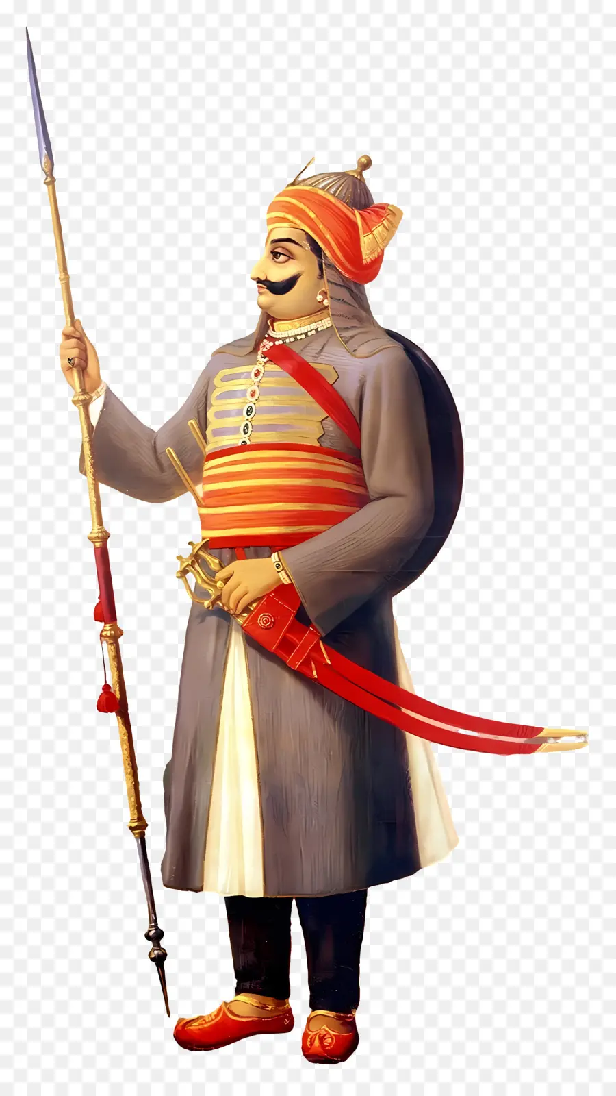 Maharana Pratap，นักรบ PNG