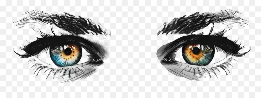 ตา，ของมนุษยตา PNG