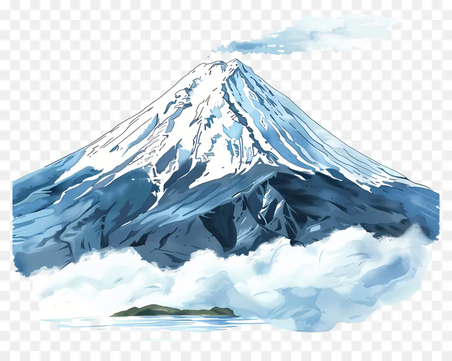 Fuji ภูเขา，ภูเขาวาดรูป PNG