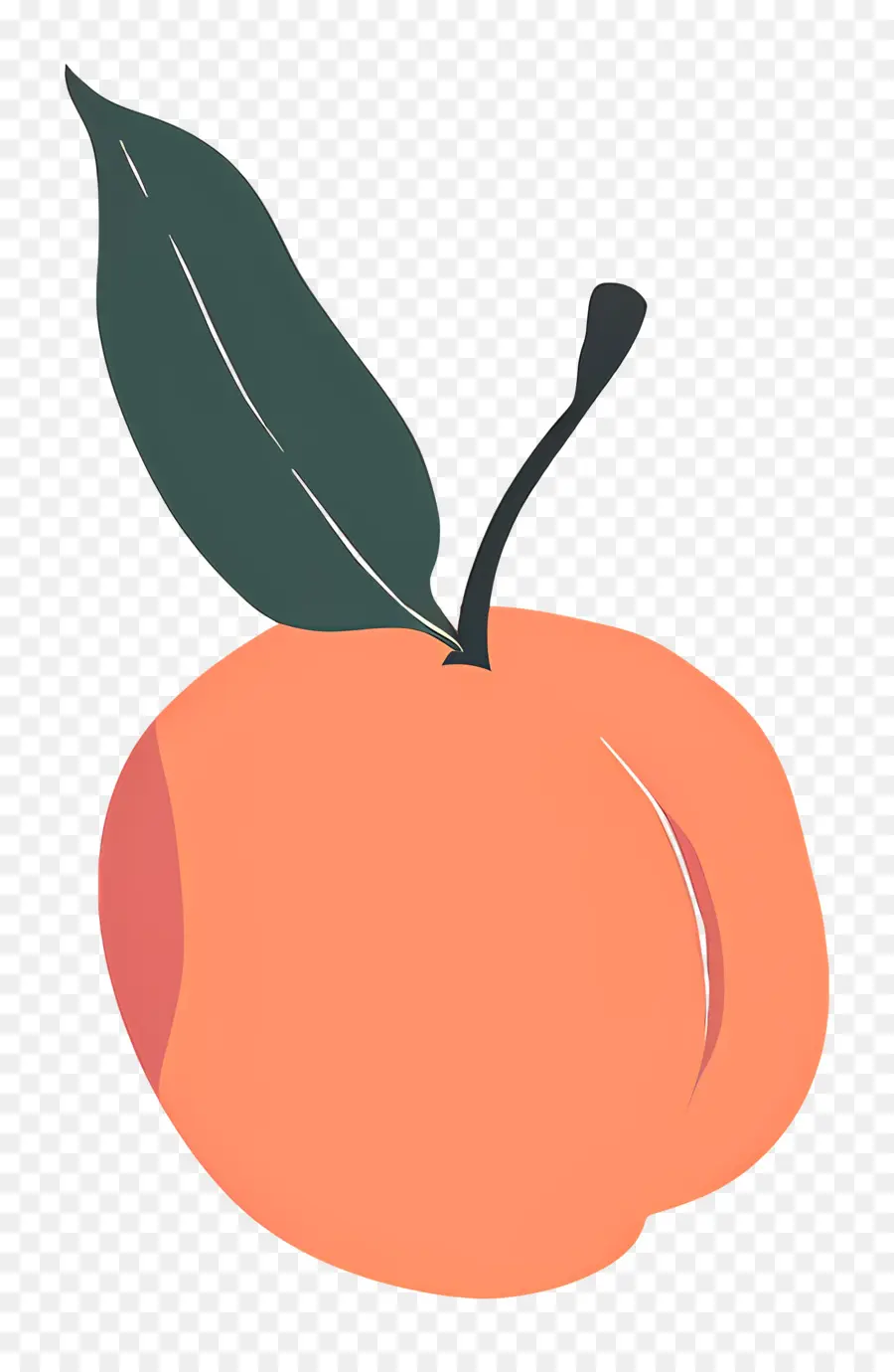 พีช，สีส้ม PNG