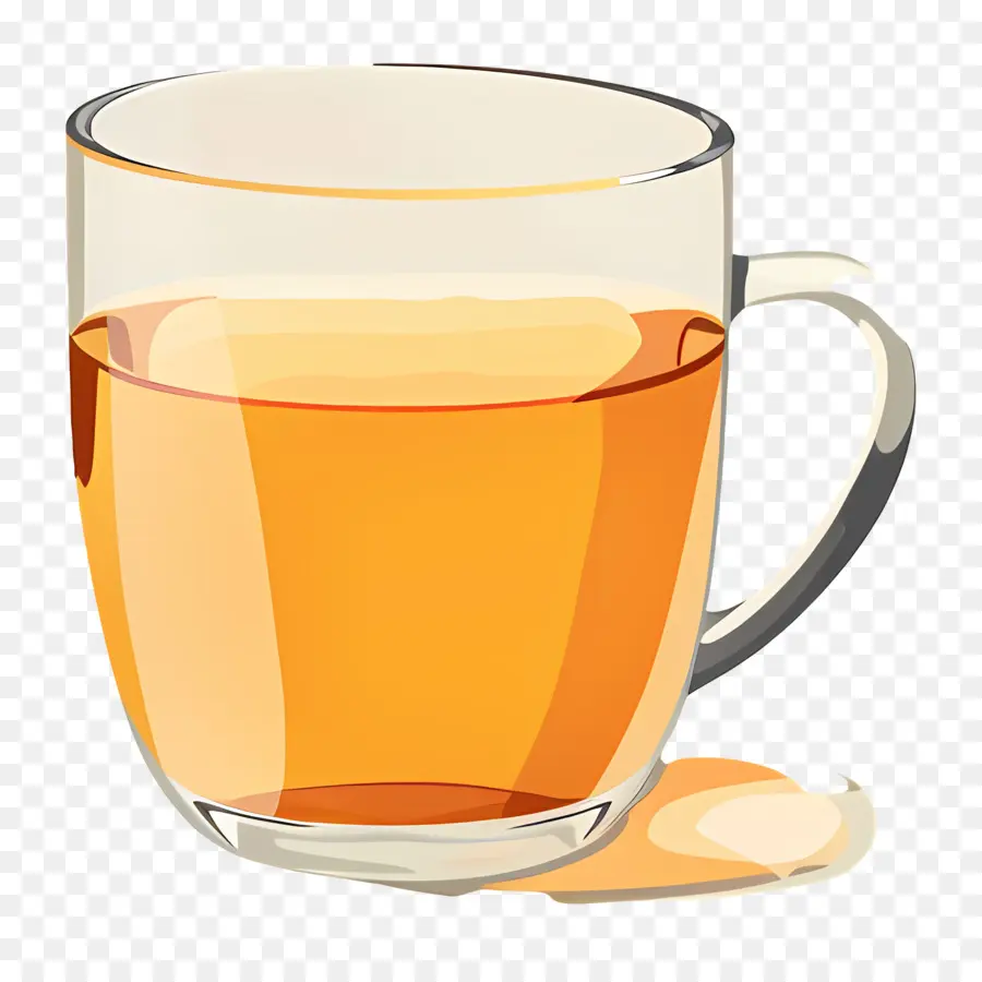ชา，ถ้วยแก้ว PNG