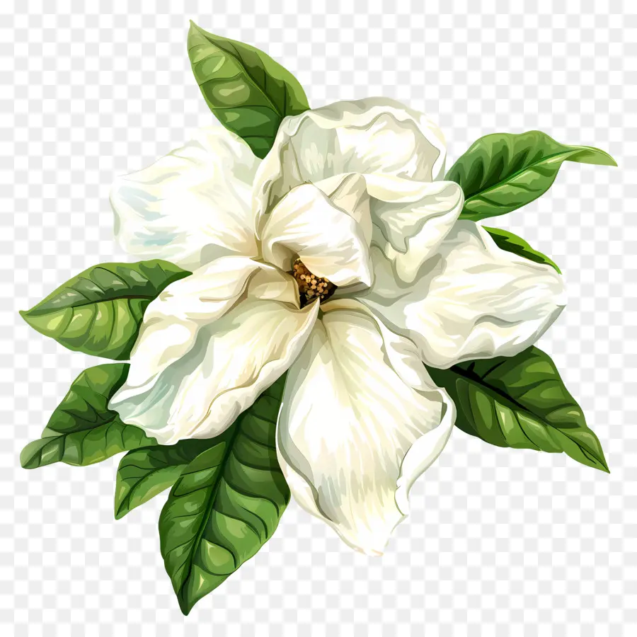 Gardenia ดอกไม้，ดอกไม้สีขาว PNG