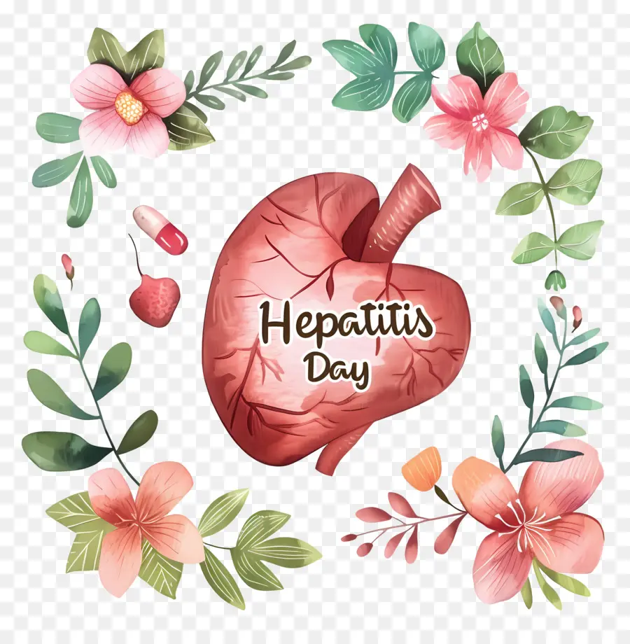 โลก Hepatitis วัน，สีวาดรูป PNG