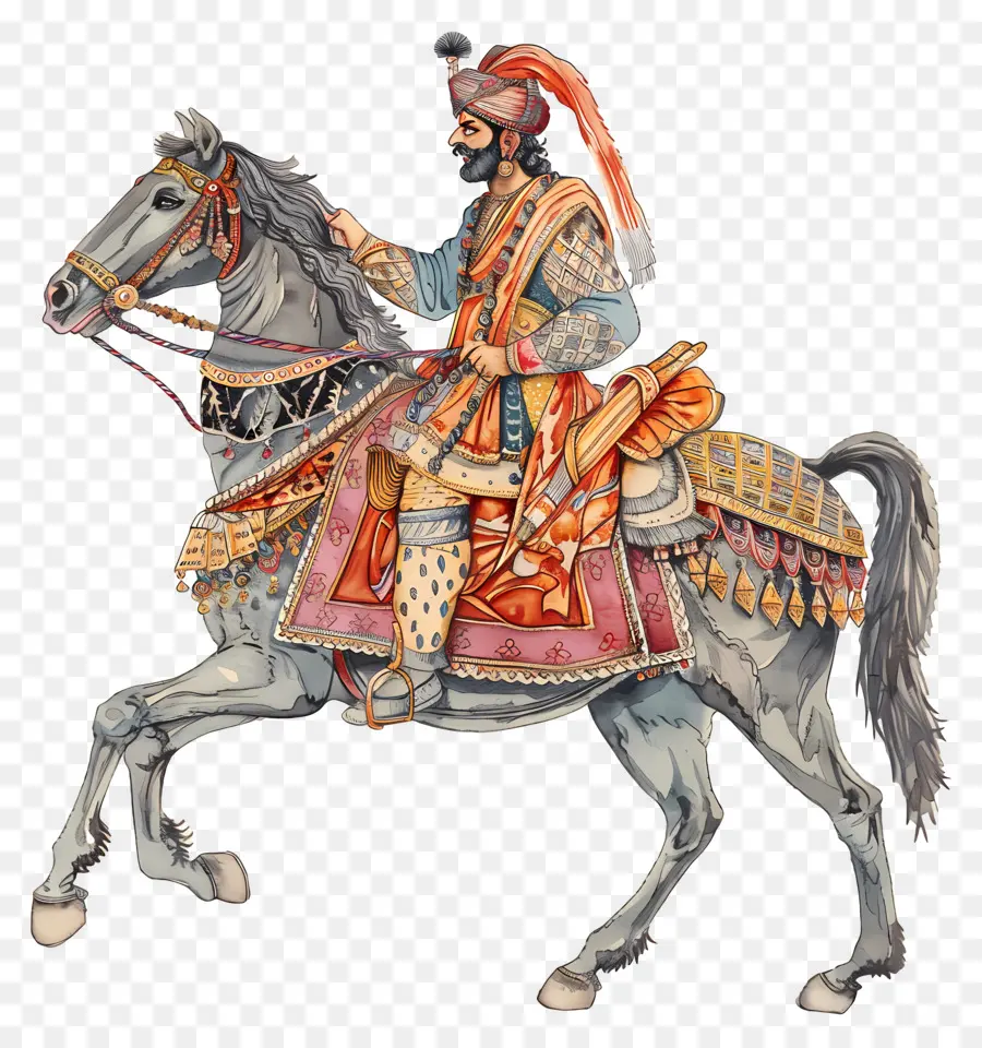 Maharana，Horseback ขี่ม้า PNG