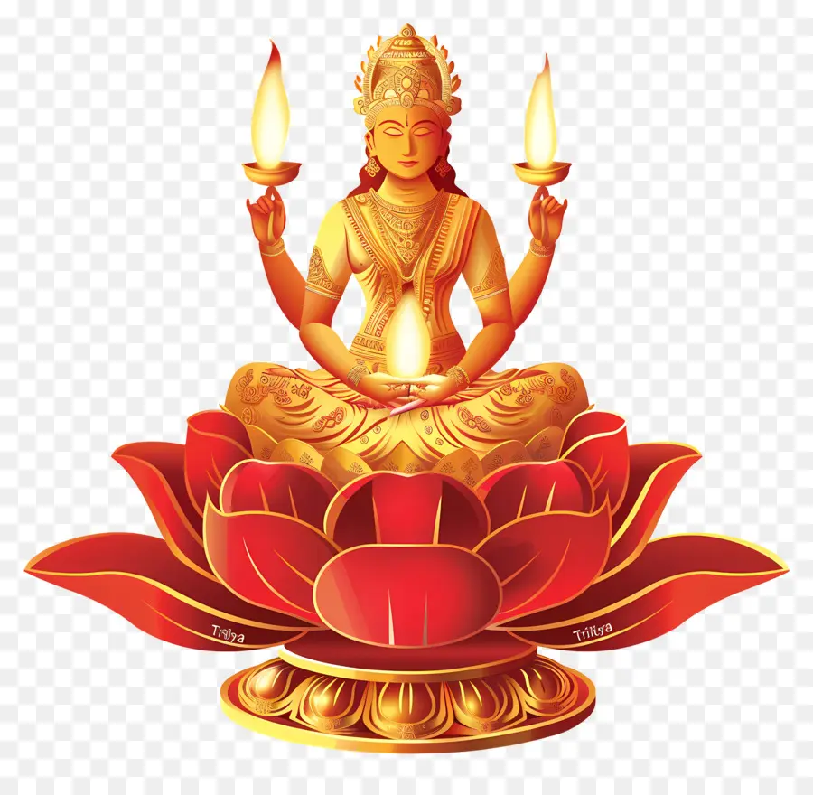 Akshaya Tritiya，รูปปั้นทอง PNG
