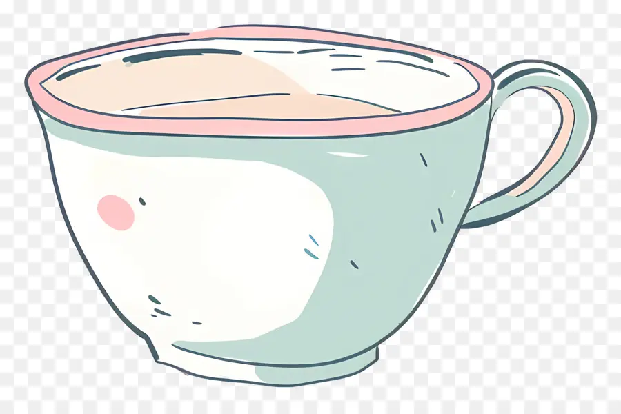 ถ้วยชา，ผิวขาวกระเบื้องถ้วย PNG