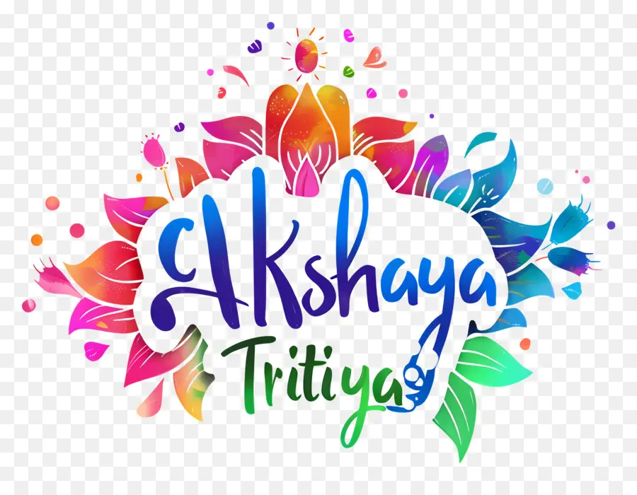 Akshaya Tritiya，สีสรดอกไม้ PNG