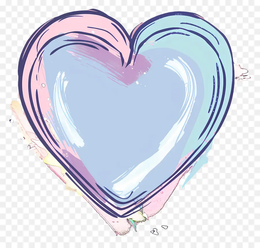 หัวใจ，สีฟ้าหัวใจ PNG