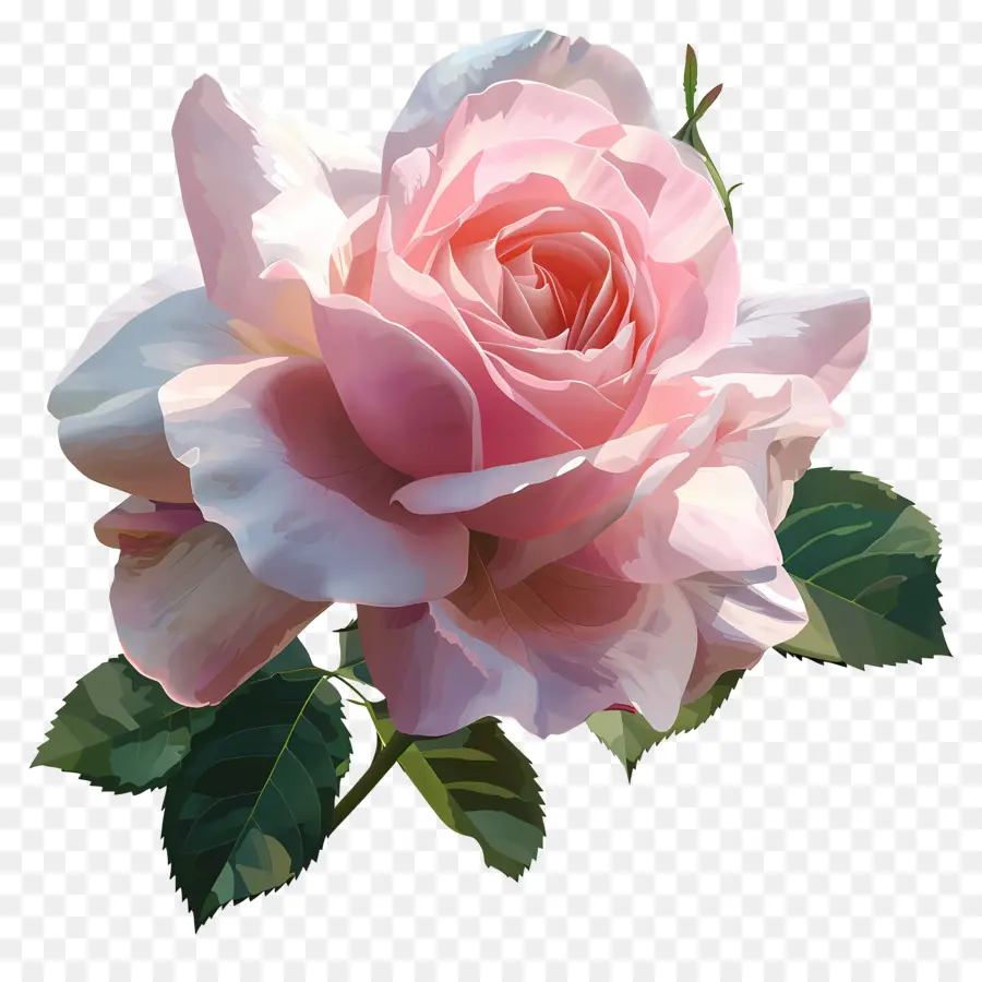 ดอกกุหลาบสวน，กุหลาบสีชมพู PNG