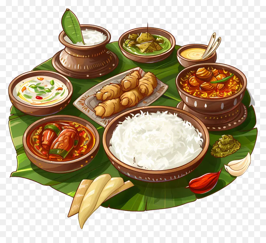 Onam Sadya，อาหารอินเดียน PNG