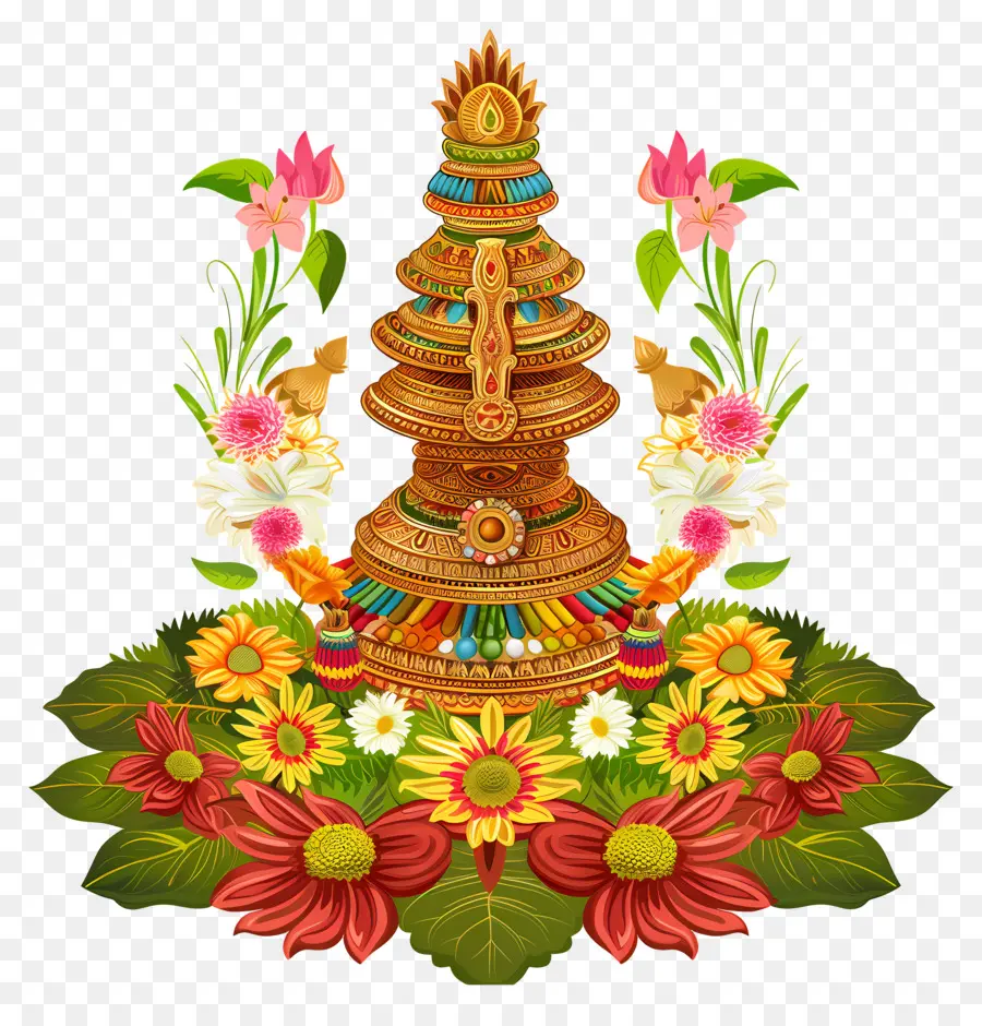 Onam Athapoura，รูปปั้นไม้ PNG