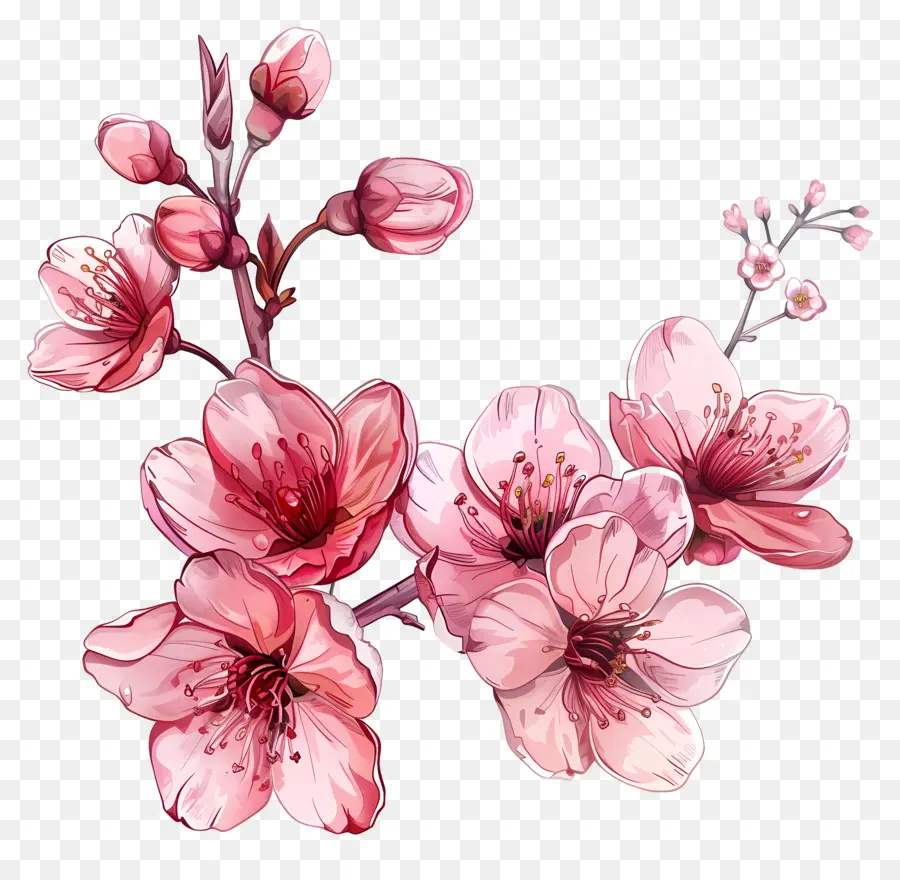 ซากุระอะไรสักอดอกไม้，เชอร์รี่ Blossoms PNG