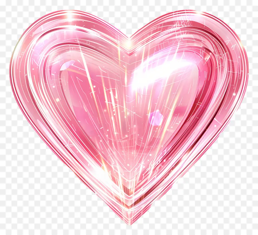 สีชมพูหัวใจ，Heartshaped PNG
