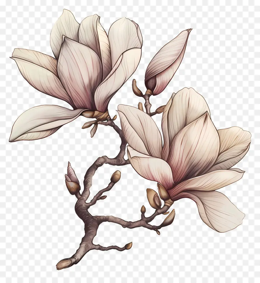 Magnolia ดอกไม้，แมกโนเลีย Grandiflora PNG