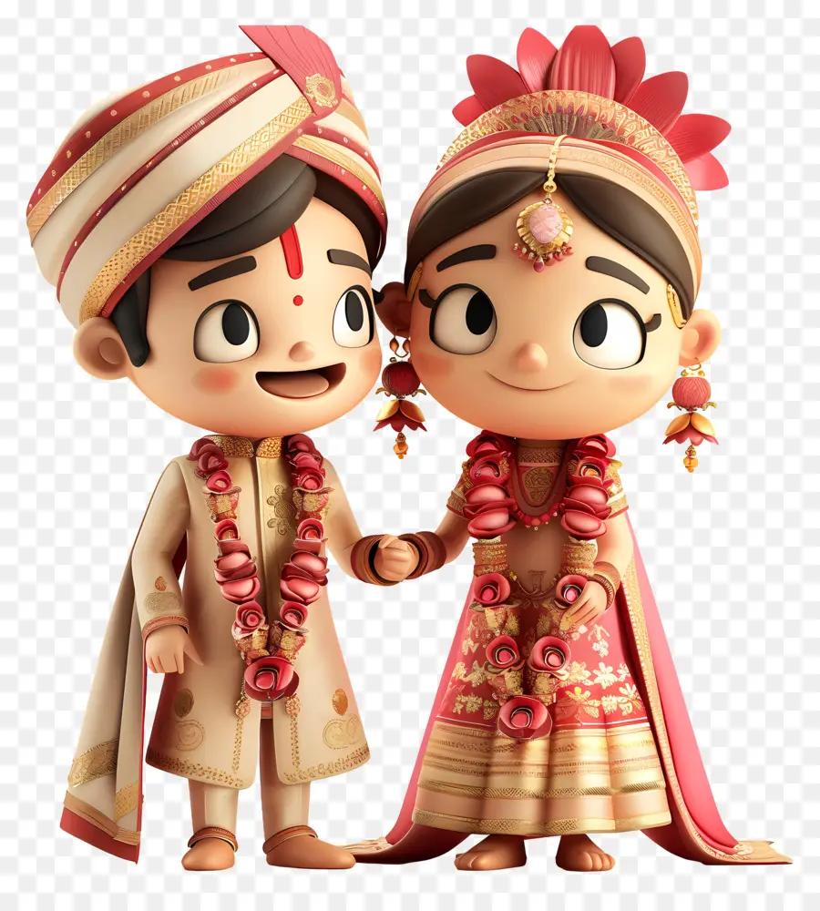 อินเดียนงานแต่งงาน，ดั้งเดิมเสื้อผ้า PNG